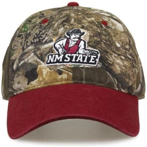 New Mexico State Aggies Camo Hat Edge Camo Two-Tone Cap - Picture 1 of 6
