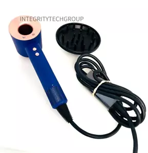 Dyson Supersonic Hair Dryer HD07 Vinca Blue/Rose and Diffuser (USED) - Picture 1 of 10