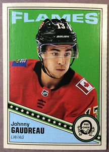2019-20 O-Pee-Chee caja retro inferior Johnny Gaudreau Calgary Flames - Imagen 1 de 2
