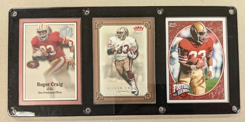ROGER CRAIG 3 CARD PLAQUE SAN FRANCISCO 49ERS Cover