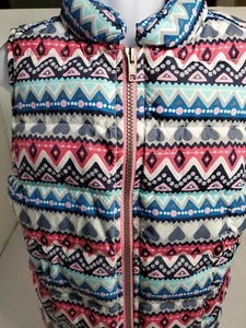Gymboree Kids Girls Sleeveless Padded Puffer Pink Vest M(7-8) - Picture 1 of 5