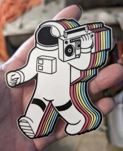 Retro Mtv Astronaut Vinyl Sticker Music Videos Television TV 80s  - Picture 1 of 1