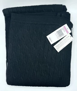 100% Cashmere Vineyard Vines Cable Wrap - Picture 1 of 1