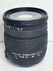 Sigma Macro 17-70mm f/2.8-4.5 DC Lens For Nikon F Mount Read - Picture 1 of 9