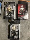 star wars black series shore trooper At-Act And Hovertank Driver