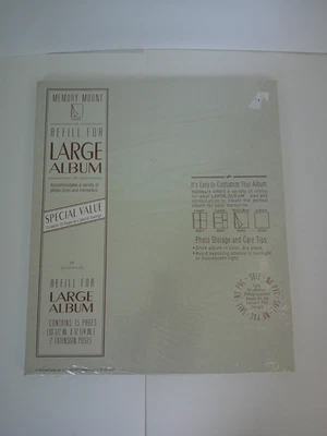 Álbum Hallmark 15 páginas de recarga AR6508 para álbumes grandes 10,5x12,25 Foto 1 de 2