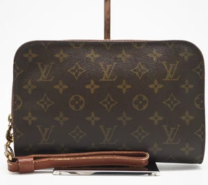 LOUIS VUITTON Monogram Orsay Clutch Tasche M51790 LV Auth bs26503 - Bild 1 von 11
