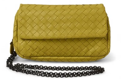 BOTTEGA VENETA Authentic Shoulder Bag/Clutch 2way Mustard Foto 1 de 4