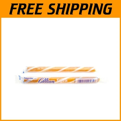 80 palitos de caramelo de mandarina - sabor cítrico dulce Foto 1 de 2