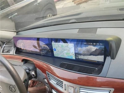 12.3'' For 2006-2013 Mercedes Benz S W221 4+64G CarPlay Car Stereo Radio GPS - Image 1 of 4