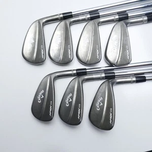 Used Callaway Apex MB Raw 2018 Iron Set / 4 - PW / Stiff Flex - Picture 1 of 11