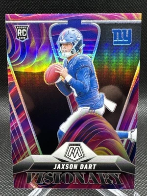 2025 Mosaic Jaxson Dart VISIONARY !CASE HIT! Rookie RC New York SSP - Image 1 of 2