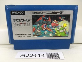 AJ3414 Devil World Nintendo Famicom NES Japan
