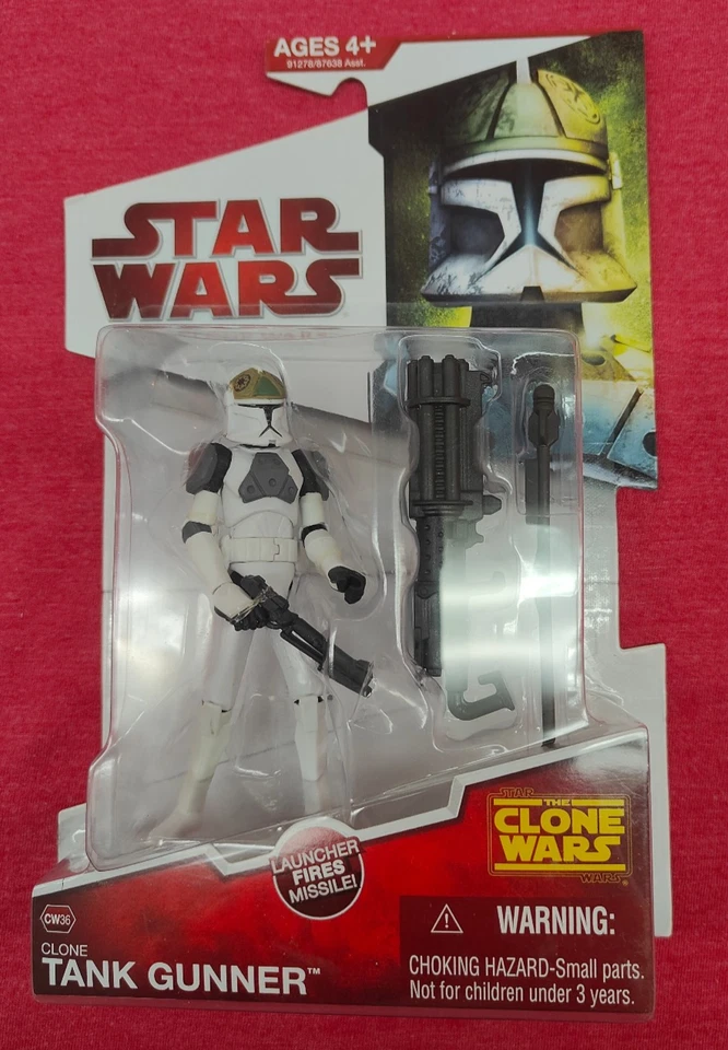 Hasbro Clone Tank Gunner CW36 Star Wars Clone Wars Action Figure