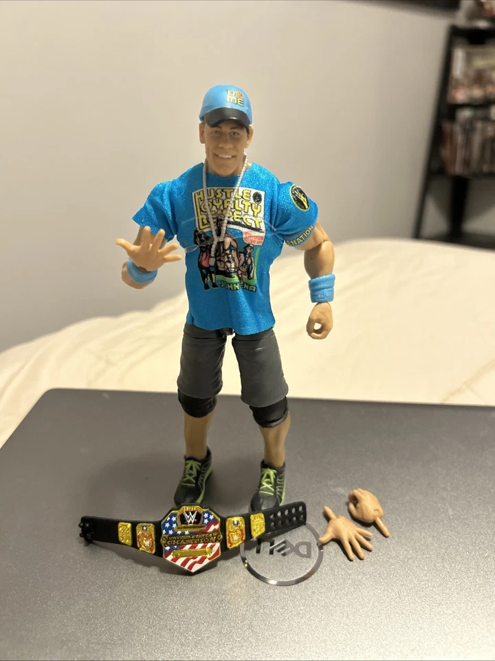 Mattel WWE Elite John Cena From Walmart 3 Pack Wrestling Figure W/US Title - Image 1 of 1
