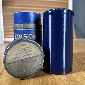 Edison Cylinder Record Favorite Airs From Olivette 2355 Light Opera Untested - Imagen 1 de 20