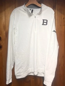 Adidas St. Bonaventure Bonnies Basketball Team Coach Issued 1/4 Zip Pullover XL - Picture 1 of 7