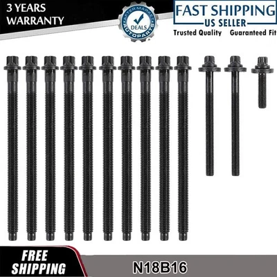 Pernos de cabeza N12 N14 N16 N18 para Mini Cooper Countryman Turbo 2007-2012 1,6 L DOHC Foto 1 de 4