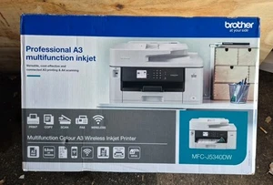 New Brother MFC-J5340DW A3 Wireless Colour Printer Duplex Fax Scanner 28ppm - Photo 1/7