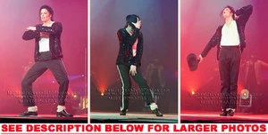 MICHAEL JACKSON 1989 BILLIE JEAN LIVE 3xRARE8x10 PHOTOS - Picture 1 of 1