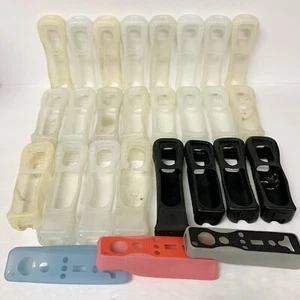 Lot of 27 Nintendo Wii Silicone Controller Skins/Covers Pre-owned Zelda Mario - Picture 1 of 4