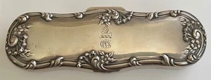 Antique Howard & Co. NY Sterling Silver Hinged Jewelry/Ring/Dresser Box Heavy - Picture 1 of 17
