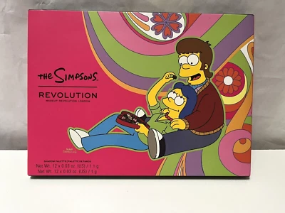 THE SIMPSONS x REVOLUTION Shadow Palette 60's Summer Of Love Young Homer & Marge - Image 1 of 4