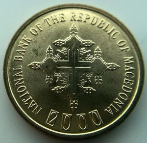Nordmazedonien 1 Denar 2000 - Bild 1 von 2