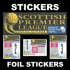 Panini SPL 2001 Scottish Premier League Sticker RARE FOIL - Bild 1 von 3