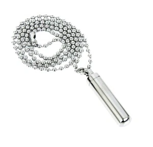 Urn Locket Pendant Vial Stash Necklace Bottle Hidden Steel New Bohemia Jewellery - Picture 1 of 12