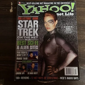 YAHOO INTERNET LIFE MAGAZINE DECEMBER 1997 STAR TREK BORG JERI RYAN COVER - Foto 1 di 2