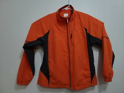Danskin Now Lightweight Jacket Sz XL/XG 16-18 Orange Windbreaker Zip Fall/Spring - Image 1 of 4