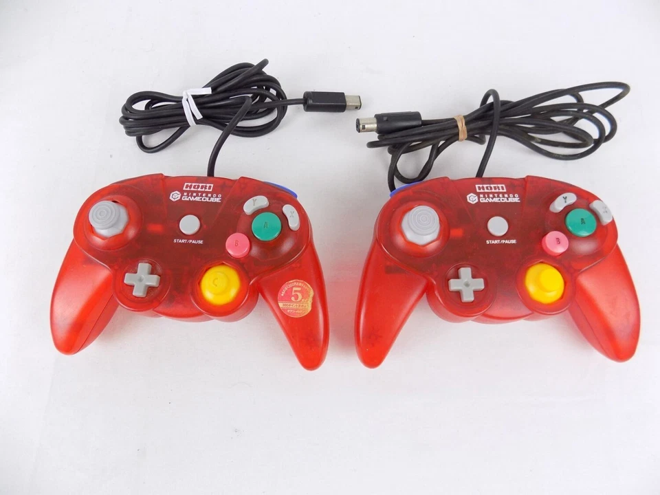 Mando Nintendo GameCube Original Hori Rojo Transparente Foto 1 de 4