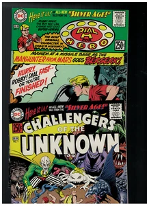 CHALLENGERS OF THE UNKNOWN #1, DIAL H FOR HERO #1 - SILVER AGE 1st Issues - Bild 1 von 17