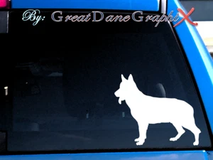 German Shepherd #3 -Vinyl Decal Sticker -Color Choice -HIGH QUALITY - Picture 1 of 2