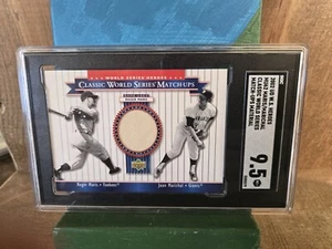 2002 Upper Deck World Series Heroes - Maris/Marichal SGC MT+ 9.5 #MU62 - Picture 1 of 2