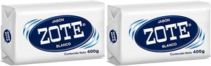 2 Pack of Zote Laundry Soap Bar White 14.1 oz Beauty & Personal Care (400gr) - Picture 1 of 6