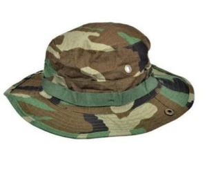 Cappello Js Tactical Bonnie Hat Woodland con Falda Taglia M (jswar-bon-wm) - Foto 1 di 1