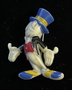 Vintage Celluloid  1940's Disney Jiminy Cricket Brier Manufacturing Pin WDP