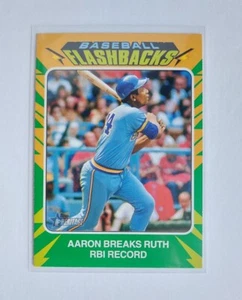 Aaron Breaks Ruth RBI Record 2024 Topps Heritage Baseball Baseball Rückblenden - Bild 1 von 1