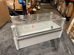 Hoffman A-1587PC3CC Industrial Control Panel Enclosure Transparent cover Used - Picture 1 of 7