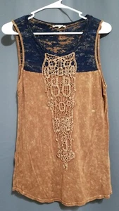 Damen Tank Top Gimmicks von BKE aus der Schnalle Gr. Small Farbe Rost & Marineblau - Bild 1 von 7
