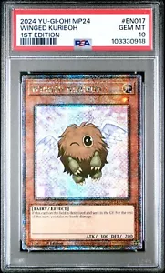 Winged Kuriboh - PSA 10 - MP24-EN017 - Quarter Century Secret Rare - Yugioh - Picture 1 of 1