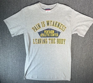 Camiseta gris Pentagon Athletic Center dolor medio dejando el cuerpo campeón nueva  - Imagen 1 de 8
