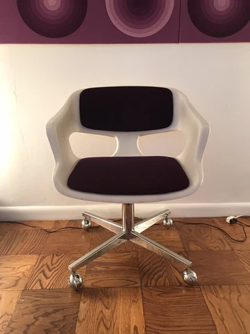 Vintage 60s 70s Space Age Panton Colombo Kartell Colani Office Chair IIL Canada Cover