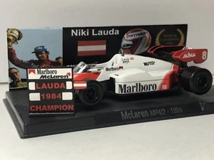 Pitboard 1:43 (Pizarra F1) / Niki Lauda (McLaren) 1984 / Lauda 1984 Champion - Imagen 1 de 3