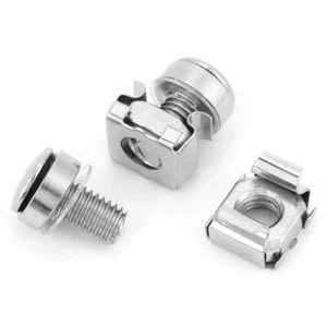 20pcs Set Network Cabinet Rack Screws & Cage Nuts Assortment Kit (M6*16) - Picture 1 of 9