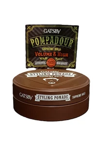 GATSBY Styling Pomada Supreme Hold Volumen Alto Pompadour 75g ENVÍO GRATUITO - Imagen 1 de 6