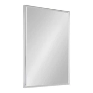 Kate and Laurel Rectangle Chrome Beveled Glass Contemporary Mirror 36in H x 24in - Picture 1 of 3