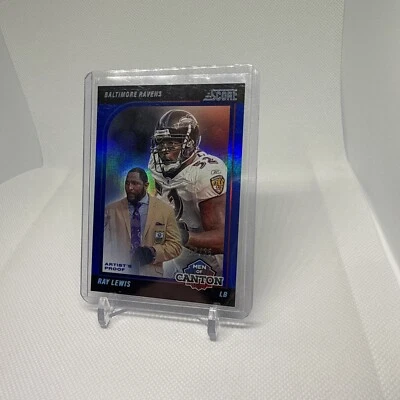 2024 Score Elite Men of Canton Ray Lewis 17/35 Baltimore Ravens #15 - Image 1 of 3